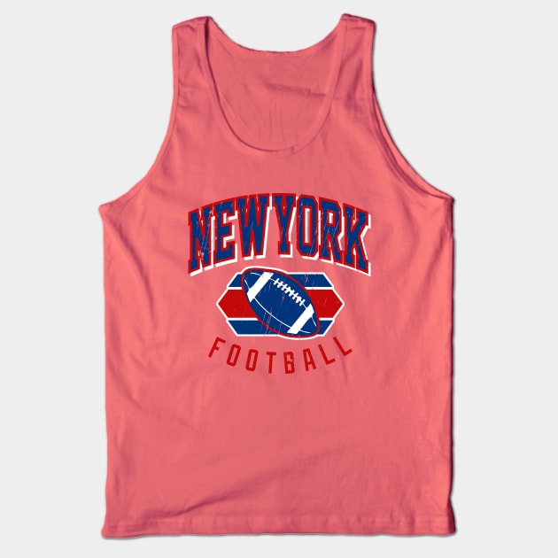 New York Football Vintage Tank Top by funandgames